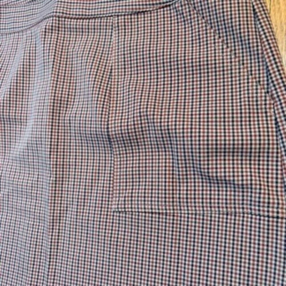 Brown Houndstooth Mini Skirt Academia Preppy Pinterest Fall Outfit - Picture 3 of 6